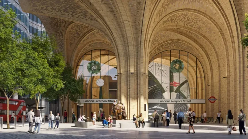 Visualisation of proposed Liverpool Street redevelopment